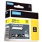 DYMO RHINO TAPE - NYLON 19 mm - Zwart op Geel