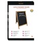 KRIJTSTOEPBORD - 55 x 85 cm - Teak