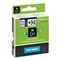 DYMO D1 TAPE 6 mm - Zwart / Wit - S0720780