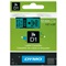 DYMO D1 TAPE 12 mm - Zwart / Groen - S0720590