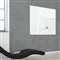 GLAS MAGNEETBORD - 1000 x 1000 mm - Wit