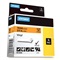 DYMO RHINO TAPE - VINYL 19 mm - Zwart op Oranje