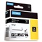 DYMO RHINO TAPE - VINYL 19 mm - Wit op Zwart
