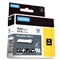 DYMO RHINO TAPE - NYLON 19 mm - Zwart op Wit