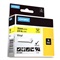 DYMO RHINO TAPE - VINYL 19 mm - Zwart op Geel