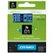 DYMO D1 TAPE 12 mm - Zwart / Blauw - S0720560
