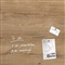 GLAS MAGNEETBORD - 480 x 480 mm - Natural WOOD
