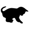 SECURIT KRIJTBORD SILHOUETTE WALL - CAT