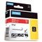 DYMO RHINO TAPE - VINYL 19 mm - Wit op Rood