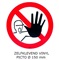 PICKUP VINYL STICKER  " Verboden toegang "