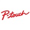 P-TOUCH TC TAPE - 9 mm - Zwart / Blauw