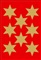 ETIKETTEN DECOR - Ster 6 aren 35 mm folie goud